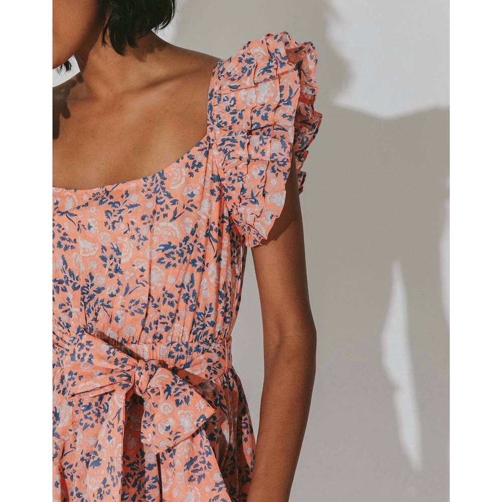 NEW CLEOBELLA britt mini dress in positano floral - Picture 4 of 5